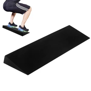 Squat Wedge Block Large One-Piece Squat Wedge Slant Board For Squats Heel Adjust - Picture 1 of 11