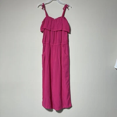 Mameluco rosa Carter’s Girls talla 7. Usado. Bolsillos y correas de espagueti. Foto 1 de 4