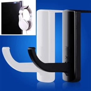 Casque Audio Support, Igank Suspension Moniteur à Coller Crochet Noir Blanc - Imagen 1 de 5