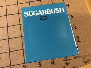 HIGH GRADE Original SKI Brochure: 1971 SUGARBUSH - TRAIL GUIDE w map - Picture 1 of 3