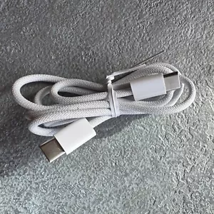 Cavo dati caricatore iPad/MacBook/iPhone originale Apple 1M 60W USB C a C intrecciato - Foto 1 di 8