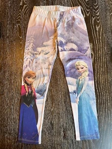 Disney Jumping Beans Frozen Anna and Elsa leggings size 6 - Picture 1 of 3