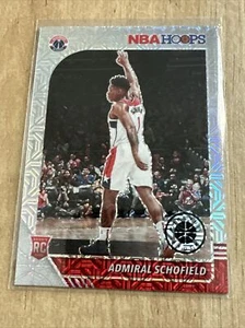 Tarjeta de baloncesto Admiral Schofield novato Mojo Premium Stock 2019 NBA Hoops BX3 - Imagen 1 de 2