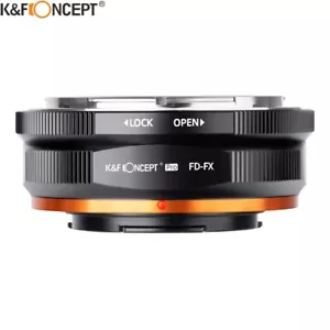 K&F CONCEPT FD-FX Canon FD Lens to Fuji Fujifilm FX XF X Mount Camera Adapter - Picture 1 of 6