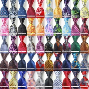 New Classic Styles Tie Floral JACQUARD WOVEN 100% Silk Men's Necktie Tie - Picture 1 of 51
