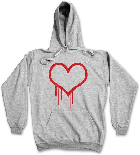 VALENTINO FELPA CON CAPPUCCIO BLEEDING HEART I Cuori Sangue Valentine Splatter Tattoo