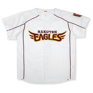 New Retro Japan Baseball Tohoku Rakuten Eagles 2010 Fan Club Knit Jersey White - Picture 1 of 5