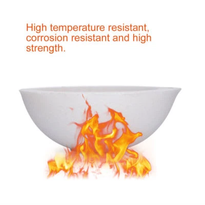 Cuenco de cerámica crisol platos de fusión fundición refinación oro plata prestigio