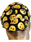 emoji face women's reversible cycling hat cap