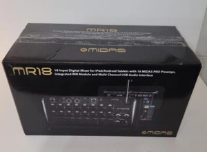 Mixer digitale 18 ingressi Midas MR18 per iPad/Android con orecchie rack e scatola originale - Foto 1 di 13