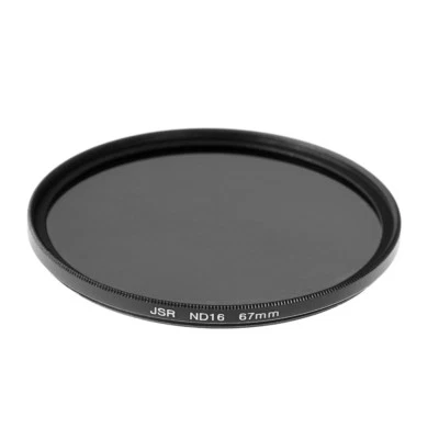 67mm Neutral Density ND ND16 Filter 4-Stop (1.2)Optic Glass Lens For DSLR Camera - Image 1 of 4