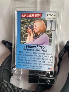 OP/TECH USA fashion Strap for Camera - Black - Loop Version - Picture 1 of 7