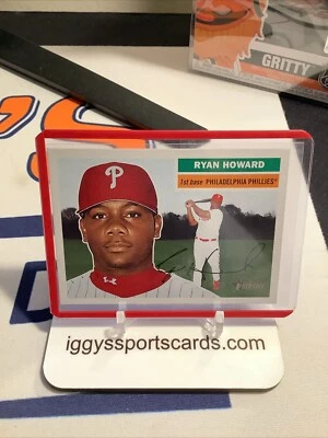 2005 TOPPS HERITAGE RYAN HOWARD PHILADELPHIA PHILLIES #89 - Image 1 of 2