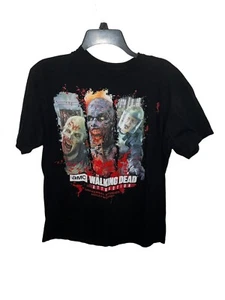 Universal Studios Walking Dead Attraction “I Survived” Men’s T Shirt, Size L EUC - Picture 1 of 7