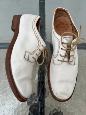 Zapatos Mocasines Church’s Mujer Talla 36 Cuero Blanco Hechos en Inglaterra Foto 1 de 4