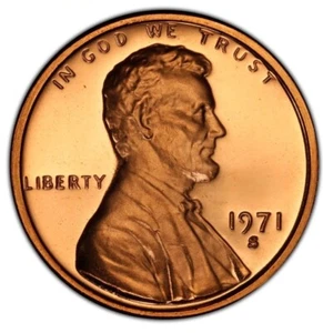 Lincoln Cent Memorial Penny 1971 S Proof PCGS 69 RD DCAM Proof Lincoln TOP POP - Picture 1 of 12