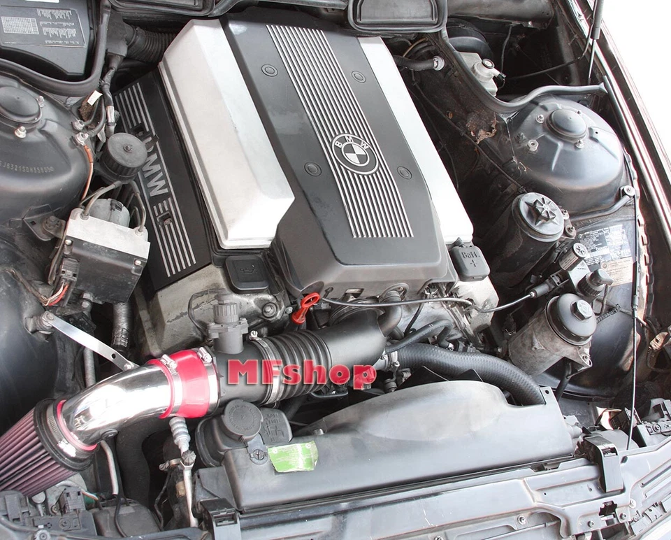 Kit de admisión de aire rojo para BMW 740 740i 740iL M60 M62 E38 1993-2001 + filtro Foto 1 de 1
