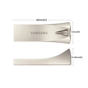 SAMSUNG NWT 300MB/s BAR Plus USB 3.1 Flash Drive 128GB Rugged Metal Casing lot - Picture 1 of 7