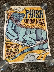 Phish Riviera Maya Mexico 2020 Meléndez AP Edition Poster Dry Goods Not Pollock - Bild 1 von 1