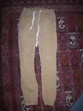 Victorious Men's Casual Twill Stretch Jogger Pants Elastic Draw String 28/28