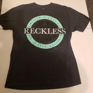 Camiseta joven e imprudente para mujer grande gris algodón hip hop patineta - Imagen 1 de 5