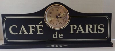 French Trend Mantle/Shelf Clock Cafe de Paris - Image 1 of 4