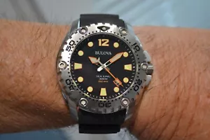 BULOVA SEA KING 96B228 PRECISIONIST MOVEMENT WATCH - FREE EXPRESS POST - Picture 1 of 13