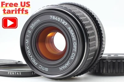 [COMO NUEVO con tapas] Lente MF gran angular smc Pentax-M 35 mm f/2 para montaje K de JAPÓN Foto 1 de 4