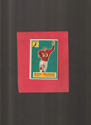 1956 Topps - #58 Ollie Matson Ex or better.  (No crease) - Image 1 of 2