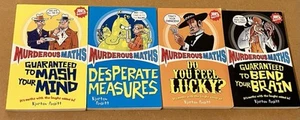 Bundle Of 4 Murderous Maths Books By Kjartan Poskitt. All In Very Good Condition - Picture 1 of 1