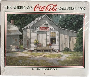 Vintage The Americana Coca-Cola Calendar 1997 by Jim Harrison Sealed - Picture 1 of 5