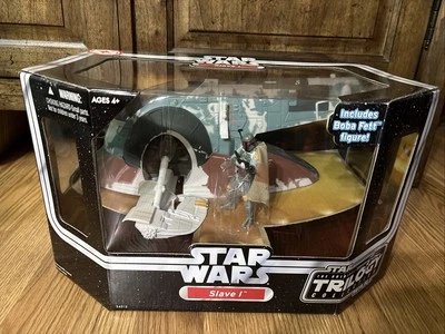 Esclavo 1 con Boba Fett 2004 Guerra de las Galaxias Colección Trilogía Original OTC NUEVO Foto 1 de 4