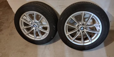 BMW Alufelgen mit Michelin Winterreifen Alpine 5 225/55 R17 6-7mm Profil DOT 20 - Bild 1 von 4