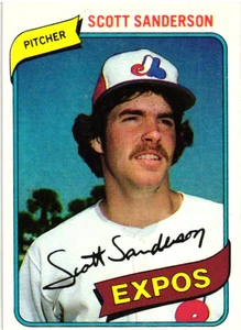 1980 Topps - Scott Sanderson #578 (RC) - Picture 1 of 2