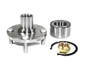 Kit de rodamientos de buje de rueda delantera se adapta a Hyundai Accent Kia Rio con clip de retención de tuerca - Imagen 1 de 3