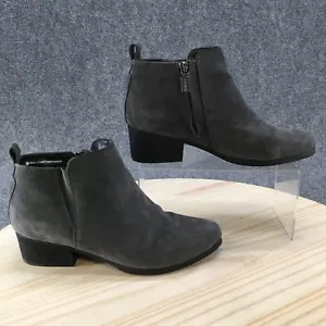 Botas Blondo para mujer 9,5 M impermeables al tobillo B5903 635 gris cuero con cremallera - Imagen 1 de 12