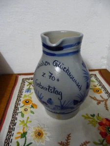 hübscher Äbbelwoi Bembel Neuwertig - Bild 1 von 3