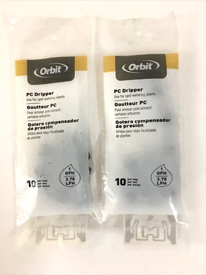 2 pk Orbit 67225 1 Gph Pc Dripper 20 Count packages. - Image 1 of 4