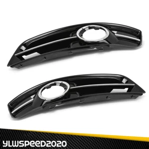 Fit For AUDI A3 2010-2013 Left + Right Front Fog Light Lamp Cover Grille Bezel  - Picture 1 of 12