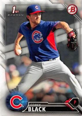 Corey Black baseball card Lot of 12 Pre Rookie 2016 Topps Bowman 1st #BP39 Cubs - Image 1 of 2