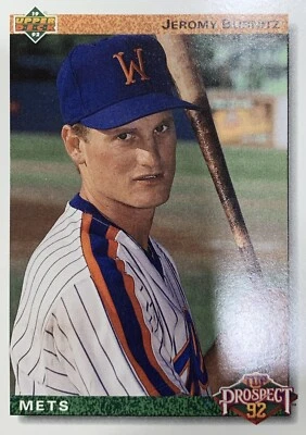 1992 Upper Deck Jeromy Burnitz Rookie Card #65 NMMT - Image 1 of 2