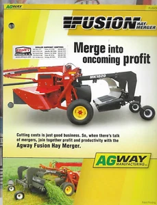 AGWAY FUSION HAY MERGER MK 1020 Two-Stage Process Farm Tractor Brochure - Picture 1 of 1