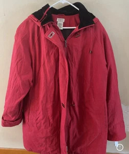 classic elements womens red duffle coat size 1X - Picture 1 of 7