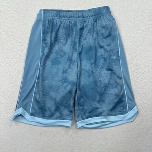 DSG Boys Printed Basketball Shorts Size XL Blue Mesh Athletic Fit - Picture 1 of 7