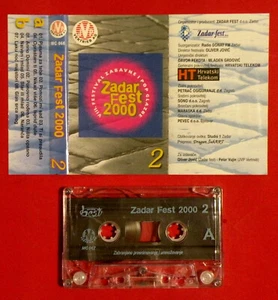 ZADAR FEST 2000 FESTIVAL YUGOSLAVIA SERBIA CROATIA BOSNIA RARE CASSETTE TAPE # 2 - Picture 1 of 2
