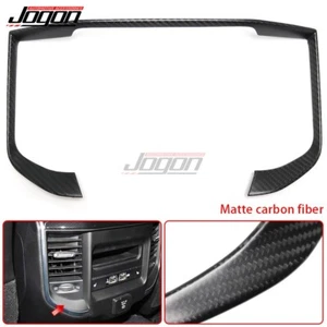 Matte Carbon Rear Air Vent Side Trim Decor Cover For RAM 1500 TRX 2019 2020-2023 - Picture 1 of 9