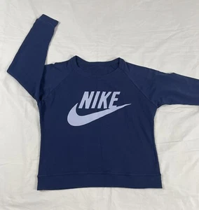 Nike Girl Blue Light Sweatshirt..See Measurements. - Picture 1 of 6