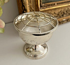 Vintage Rose Bowl Silver Plated Made In England
