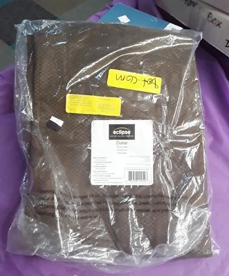 Eclipse Grommet Dane Chocolate 52" x 63" - Image 1 of 3