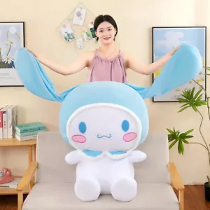 Huge Cinnamoroll Cute Bunny Ear Plush Doll Throw Pillow Bed Sofa Cushion Toys - Picture 1 of 16